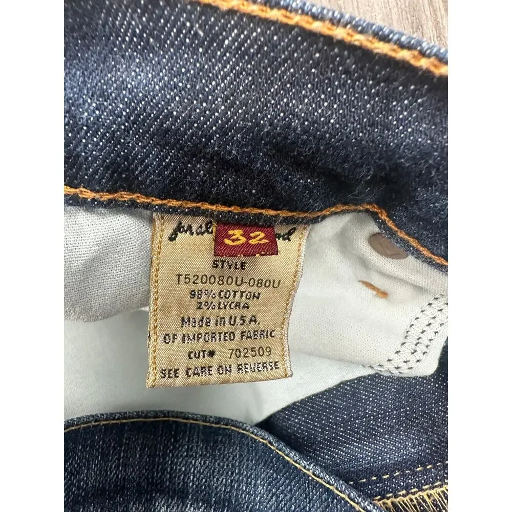 7 For All Mankind Bootcut Jeans Blue Made in USA — Size 32